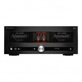 Front view of the Advance Paris NOVA A-I130 integrated amplifier in black finish.