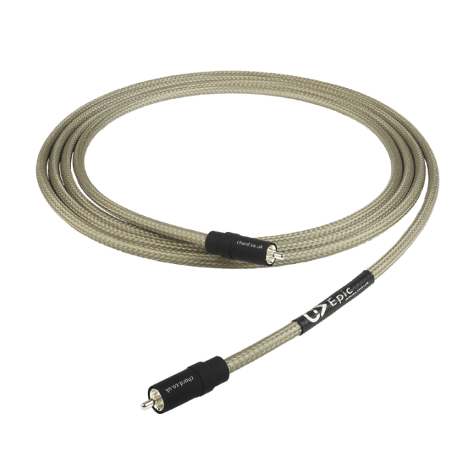 Chord Company Epic RCA-RCA Subwoofer Interconnect