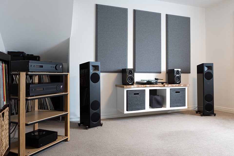 Ayre EX-8 2.0 Integrated Amplifer & CX-8 CD Player with Martin Logan Motion F20 Floorstanding Speakers