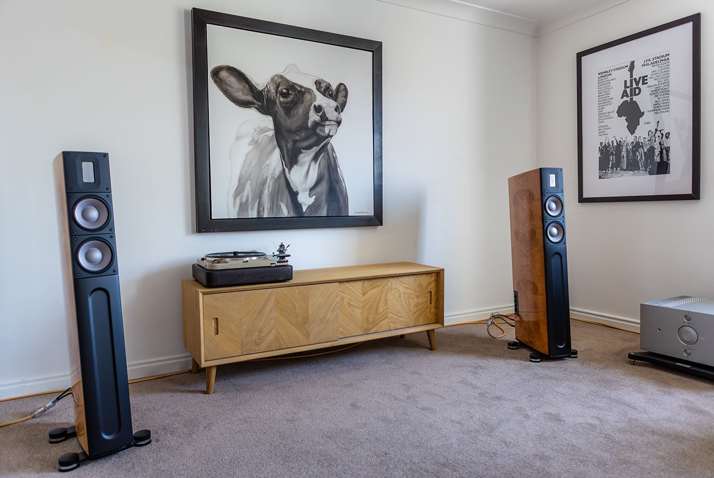 Large Demo Room at HiFiSound,Stockton Featuring Raidho X2t Floorstanding Speakers