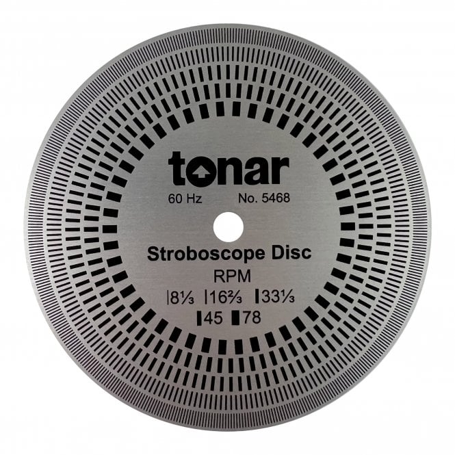 Tonar Aluminium Stroboscope Disc 10cm