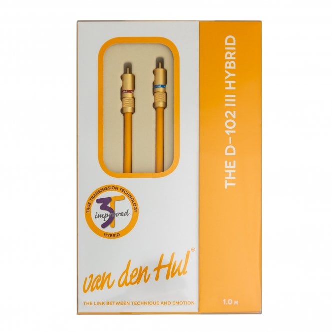Van den Hul The D102 MK III RCA-RCA Interconnect - 1.5m Pair - Customer Return/Ex-Display